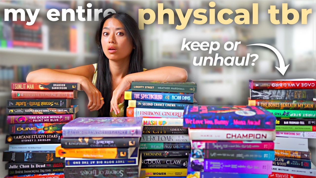 my ENTIRE physical tbr... (KEEP or UNHAUL) 👀📚