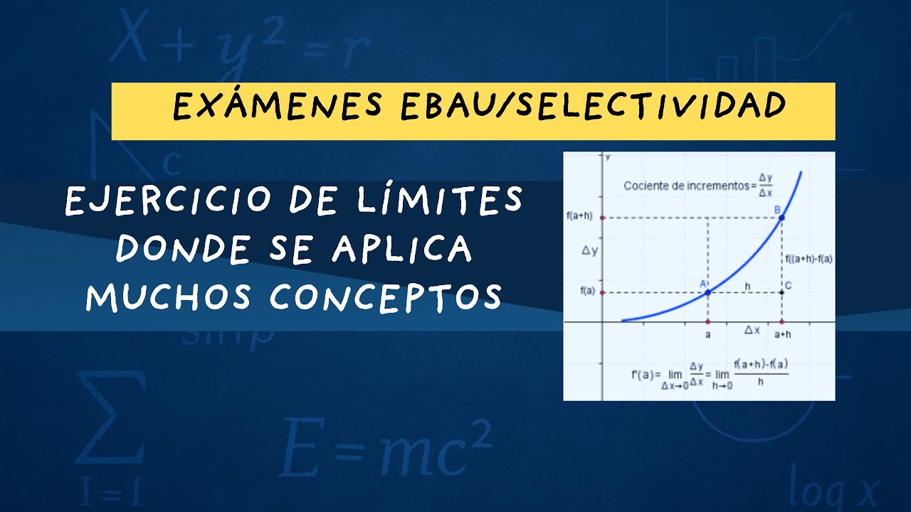 Ejercicio de límites donde se aplican muchos conceptos.