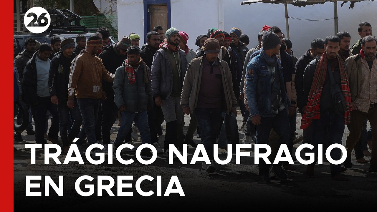 🇬🇷 SIGUE EL DRAMA MIGRANTE | Embarcación volcó durante rescate en aguas griegas y hay varios muertos