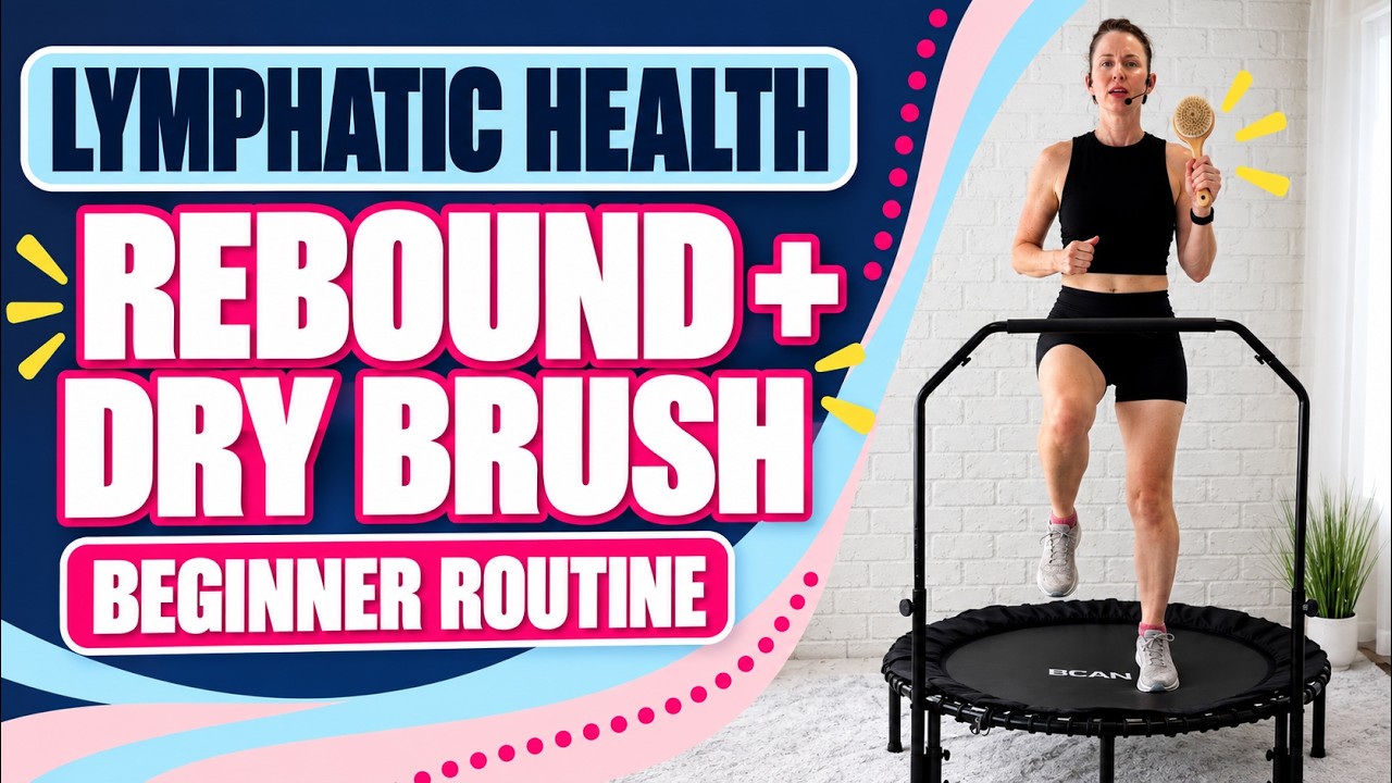 Rebounding & Dry Brushing for Lymphatic Health | Beginner Routine to Boost Energy