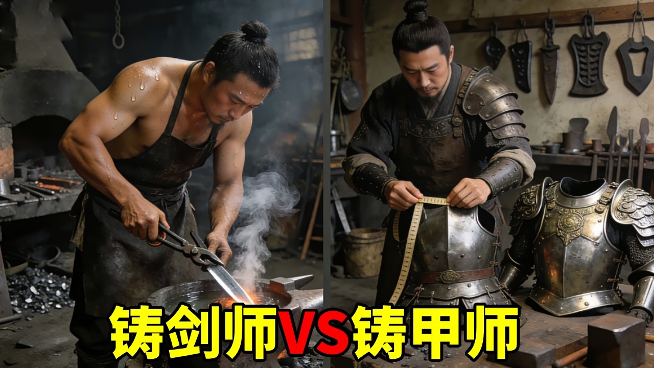 铸剑师与铸甲师：同是打铁，为何地位悬殊？