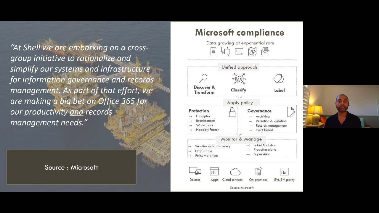 Records management in office365 - lessons learnt from global enterprises -    Vivek Bhatt