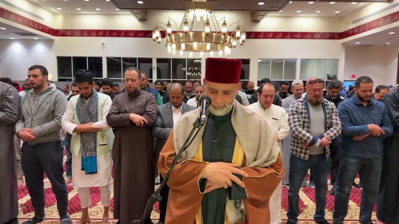 شعائر صلاتي العشاء والتراويح / ليلة ١٧ رمضان 1444-2023 ، مسجد الرحمن ، ممفس ، تينسي ، إمامة حسن صالح