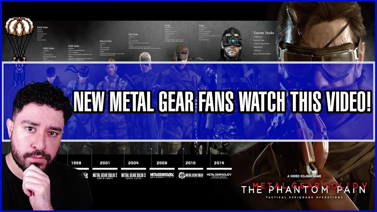 How to play the METAL GEAR SOLID Master Collections in the RIGHT order!