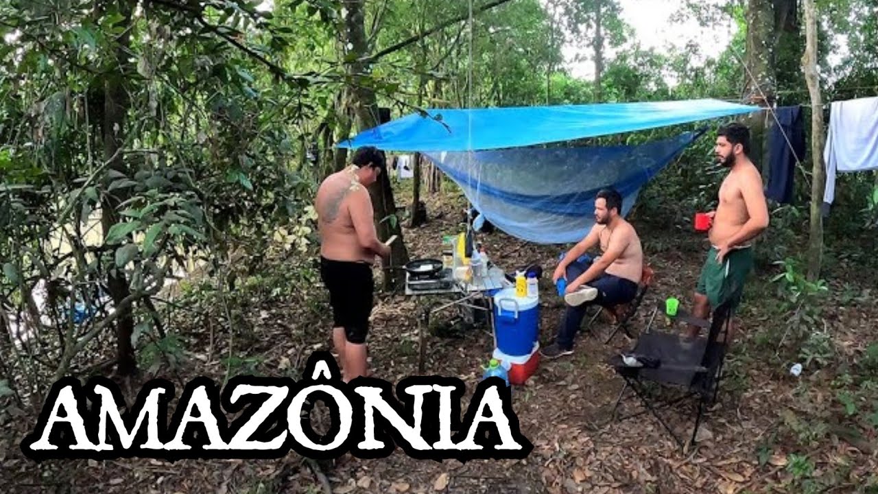AMANHECEU NA FLORESTA E FOI PRECISO TOMAR UMA DECIS&Atilde;O, IR OU FICAR? Pescaria em Roraima de Caiaque