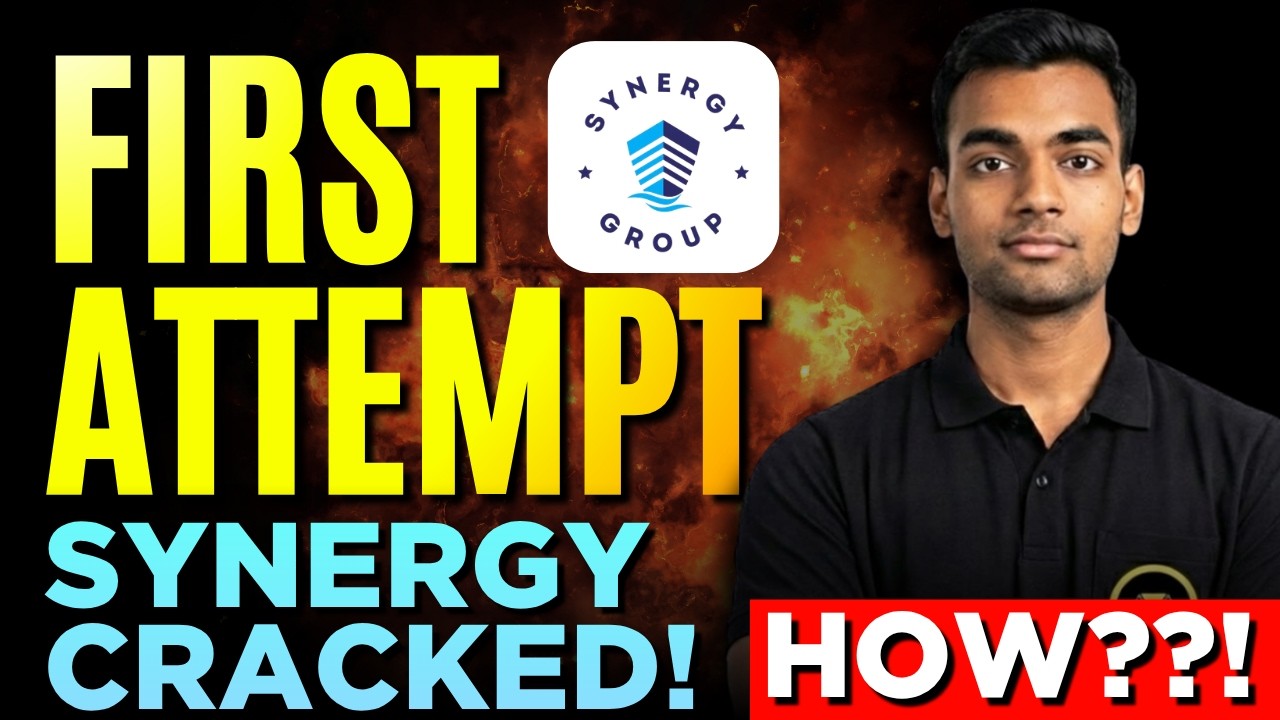 How I Cracked Synergy&rsquo;s Exam on My First Attempt! Secret Tips | Synergy Sponsorship Exam