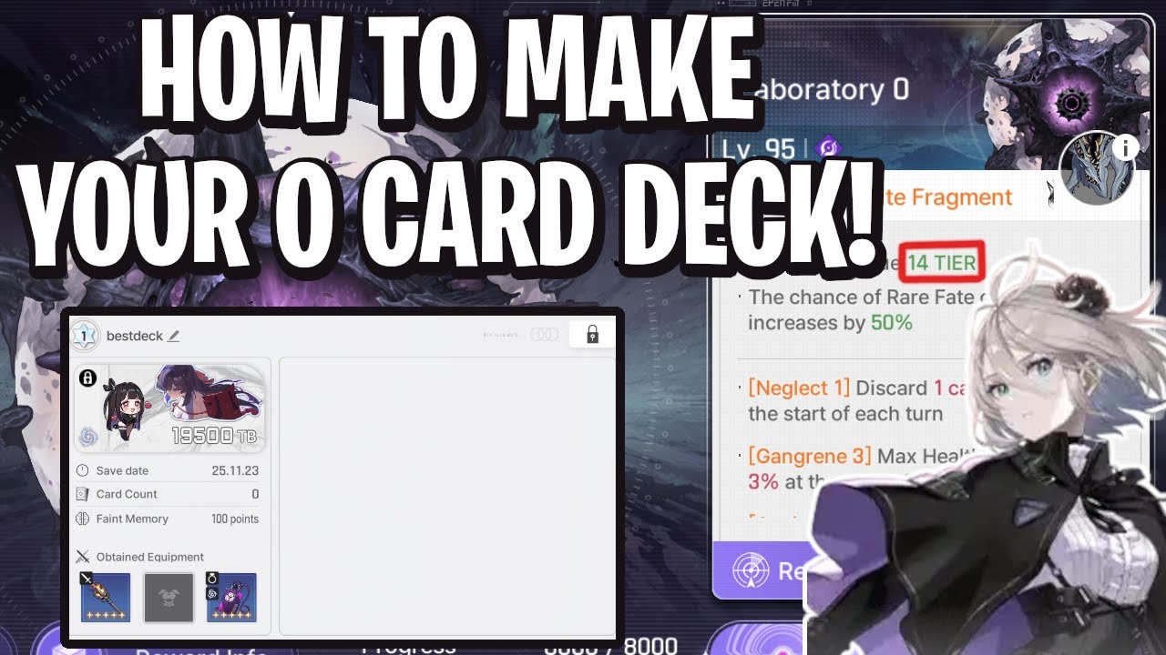 Craft Your 0 Card Deck Easily! Guide & Strategy [Chaos Zero Nightmare]