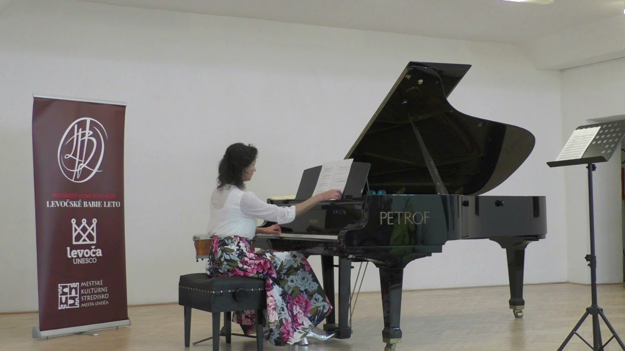 Ľubo&scaron; Bern&aacute;th &ndash; Allegro giocoso for piano and 2 bongos (2021, world premiere)