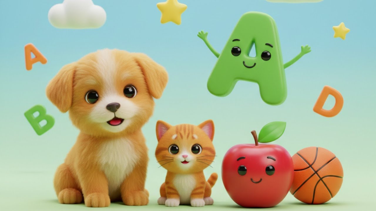 A for Apple  | ABC Learning for Kids | Alphabet Song