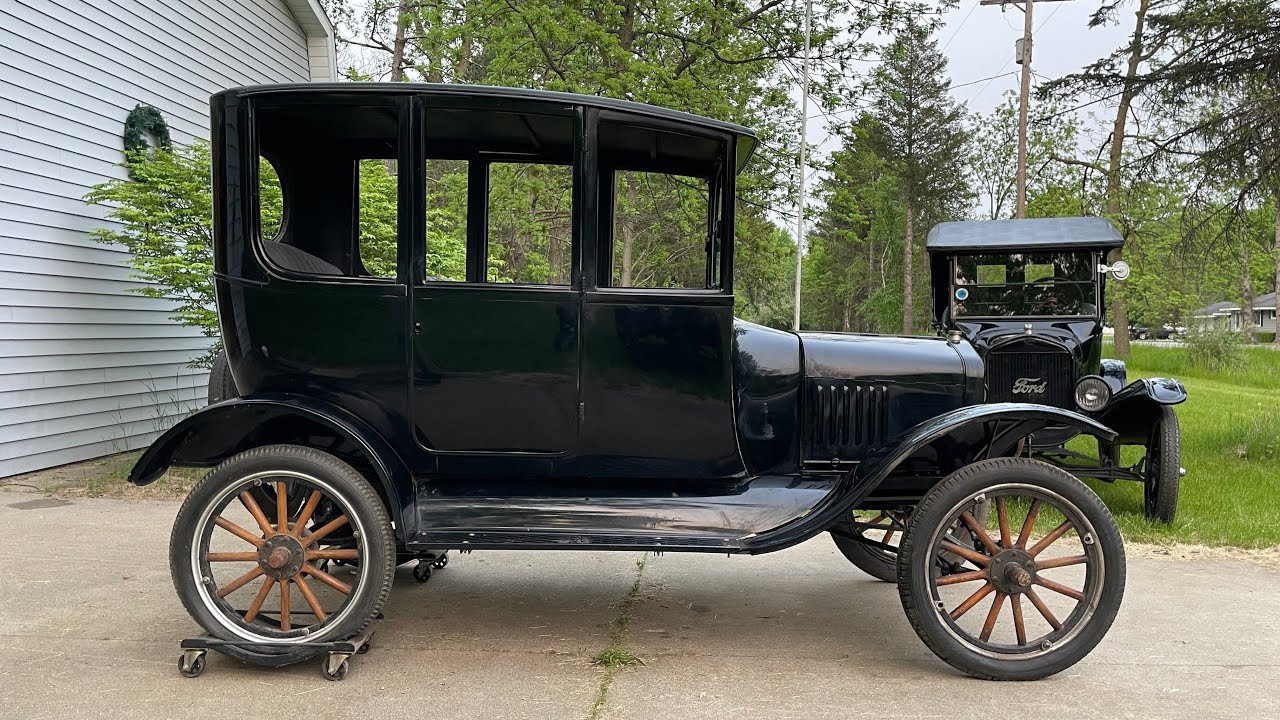 Ford Model T Center Door Partially Restored great project Clean Title 2 Door Sedan 