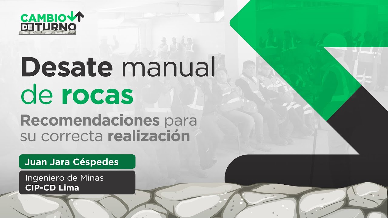 Desate manual de rocas. Recomendaciones para su correcta realización