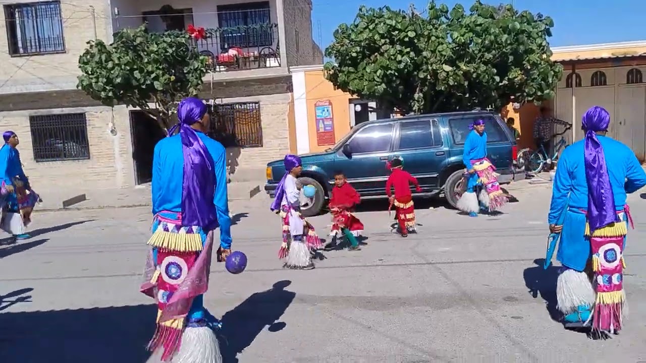 Grupo de danza Anáhuac en la colonia Emiliano Zapata San Pedro de las Colonias Coahuila