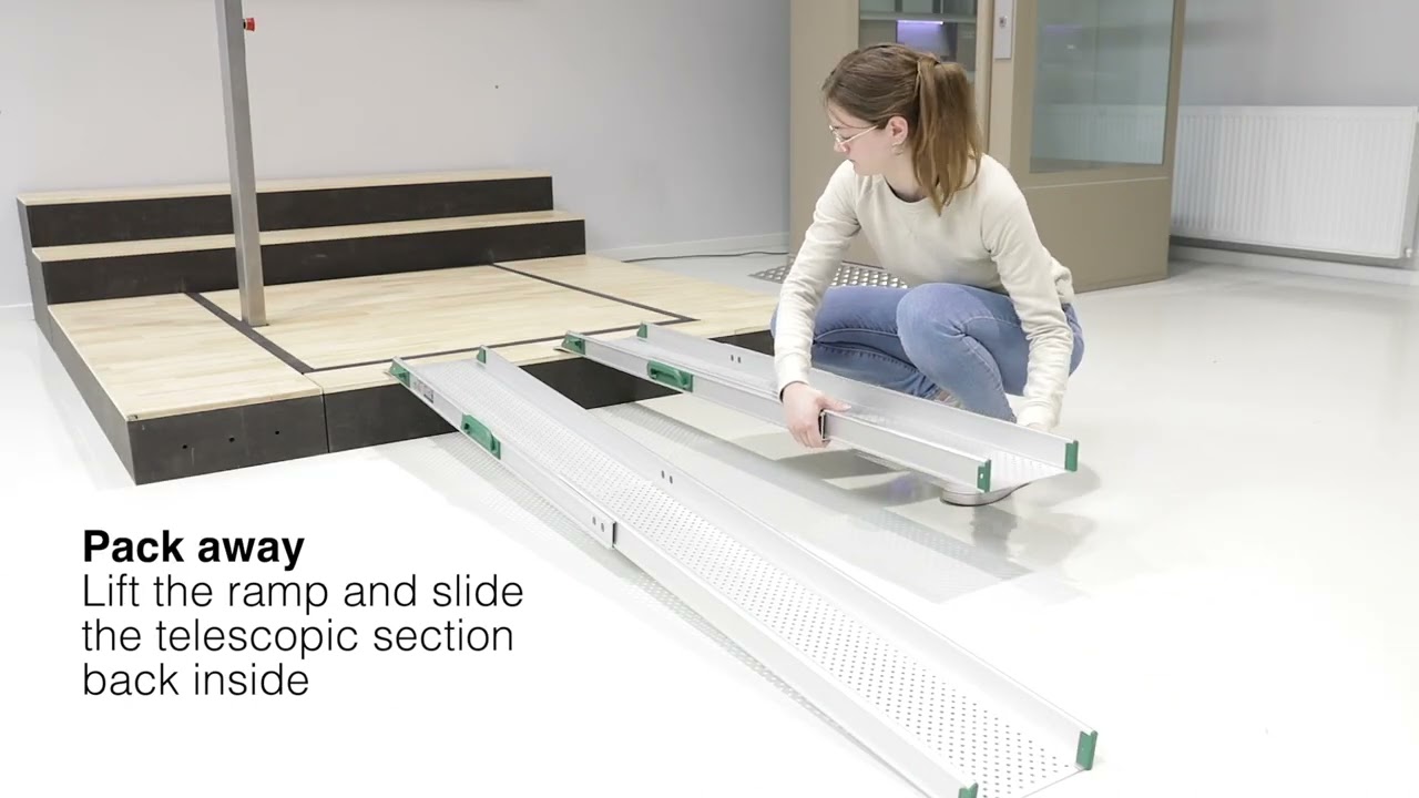 Telescopic ramp 200 cm