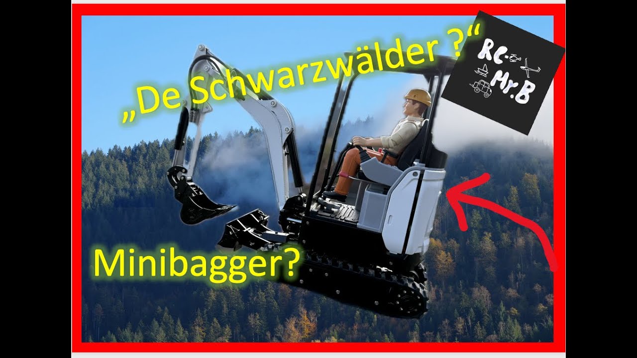 Mini Bagger / Hydraulisch in XXS-Größe ? Geht das ? JX-Model E-20 / Fm-electrics