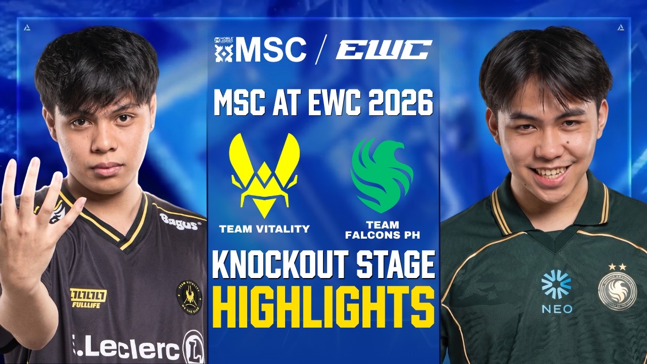 [HIGHLIGHTS] TEAM VITALITY vs TEAM FALCONS PH MSC AT EWC 2026 KNOCKOUT STAGE | VIT vs FLCN