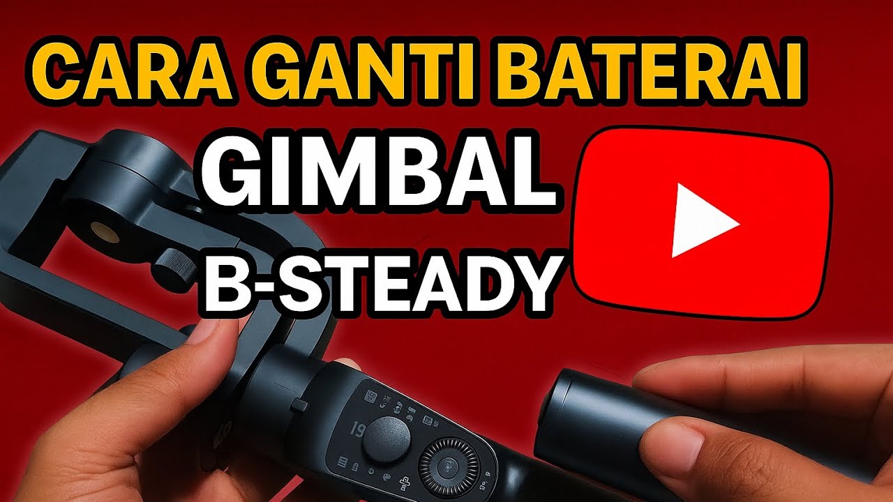 [TUTORIAL] Cara mengganti baterai gimbal brica Bsteady 3 axis/How to replace the battery BSteady