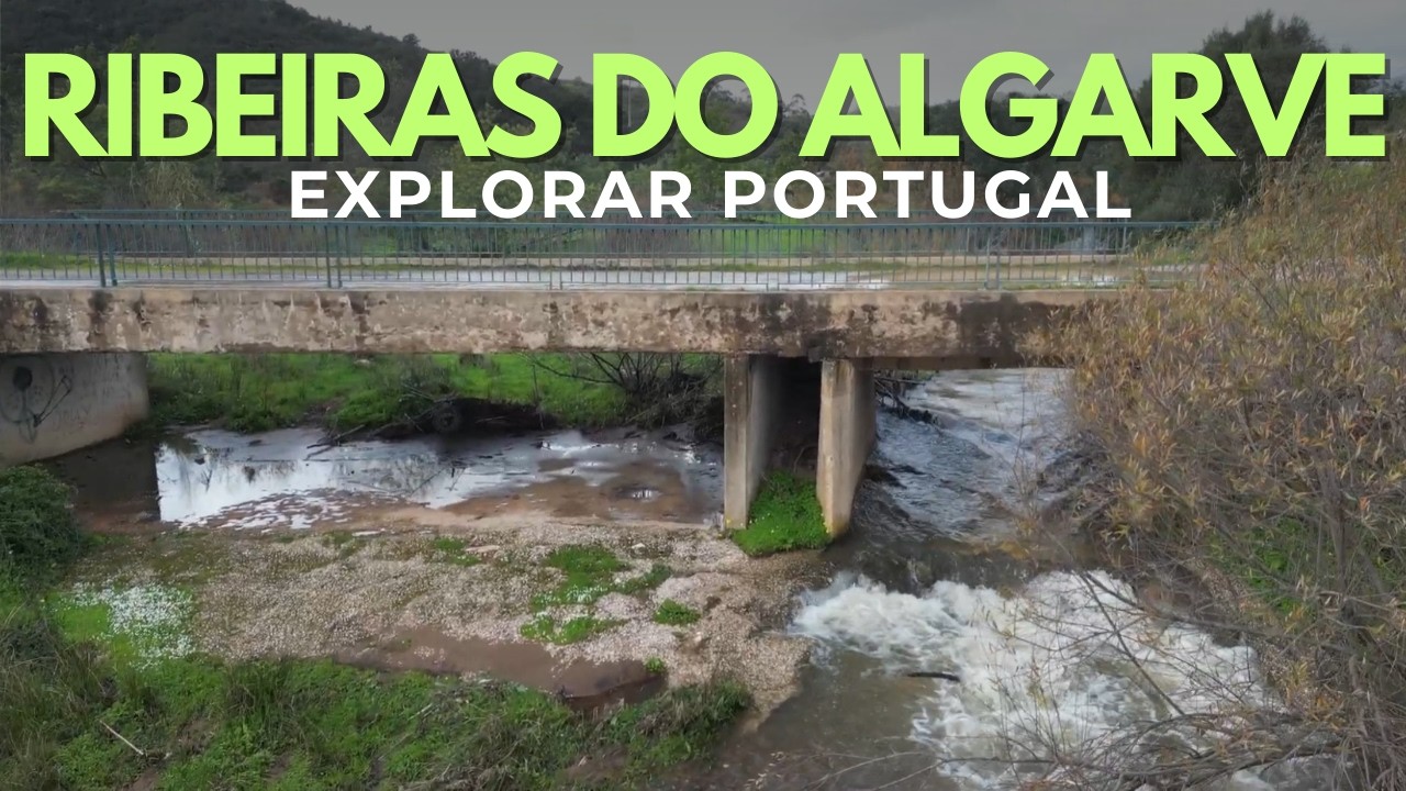 Ribeira que vem de Monchique desaguando no Rasmalho e em direção a Portimão.