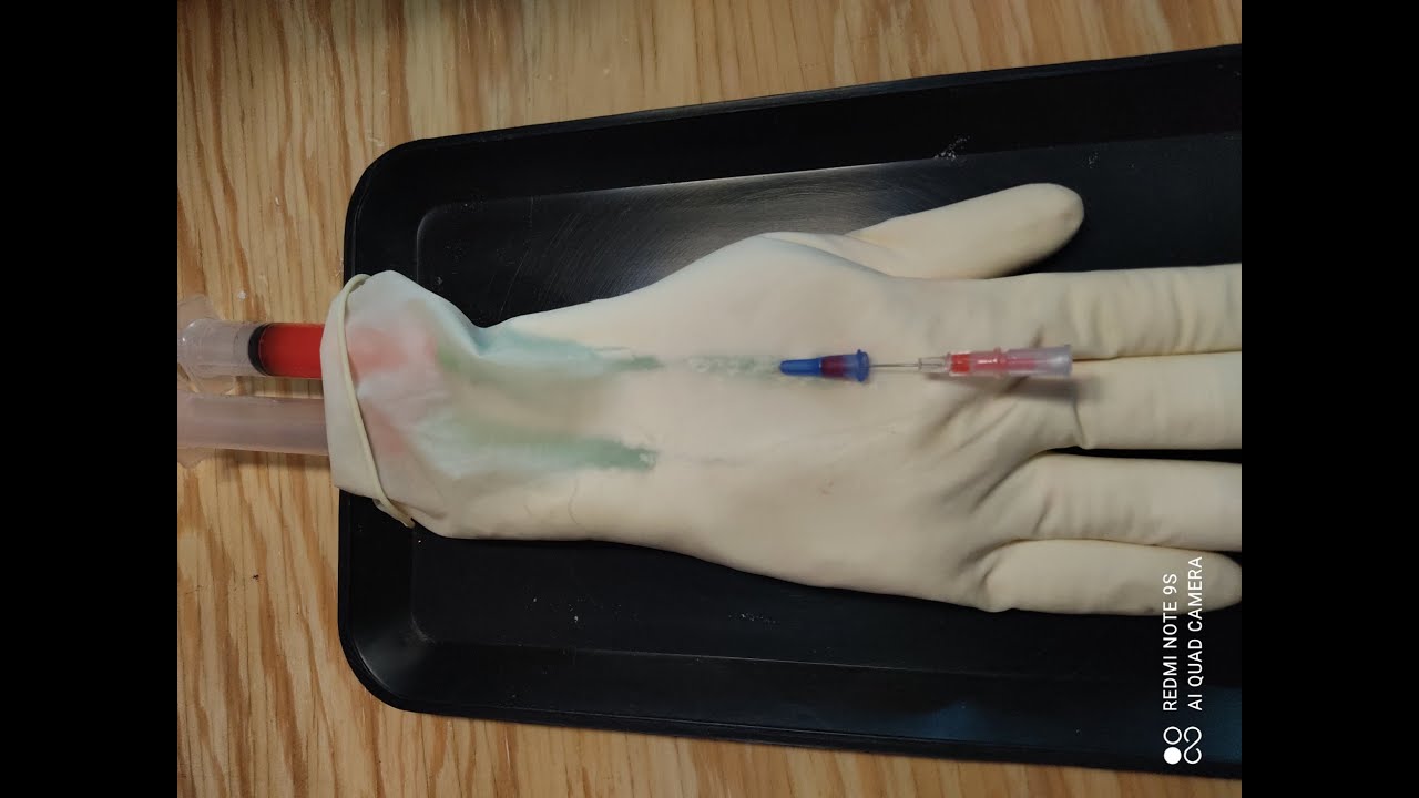 Practica Venoclisis/ Modelo casero/ DIY