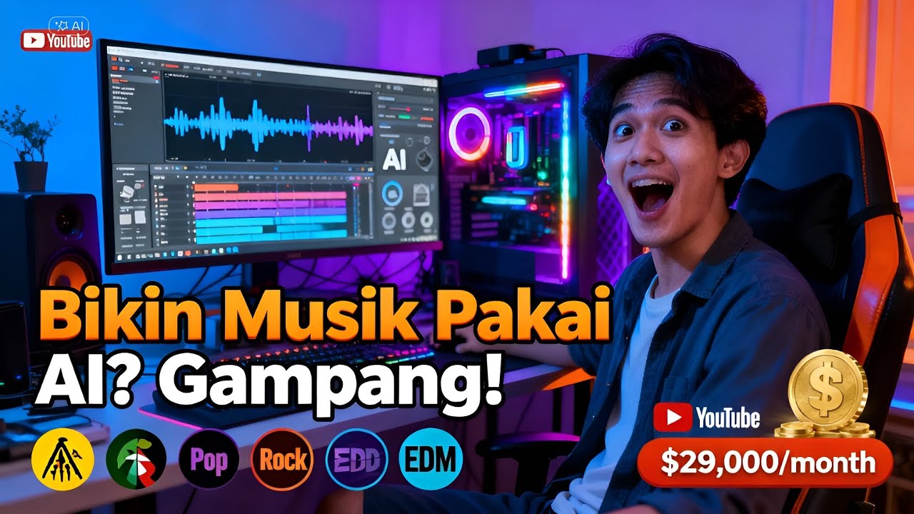 GILA! AI Ini Bisa Bikin Lagu Kamu Jadi KEREN BANGET Dalam 1 Menit!”