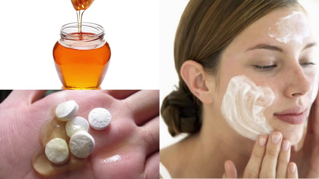 Maska me aspirine qe zbardh lekuren dhe pastron MENJEHERE poret...