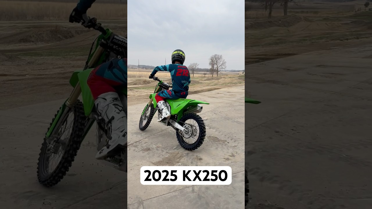 New 2025 KX250 - First Ride #mx #moto #kx