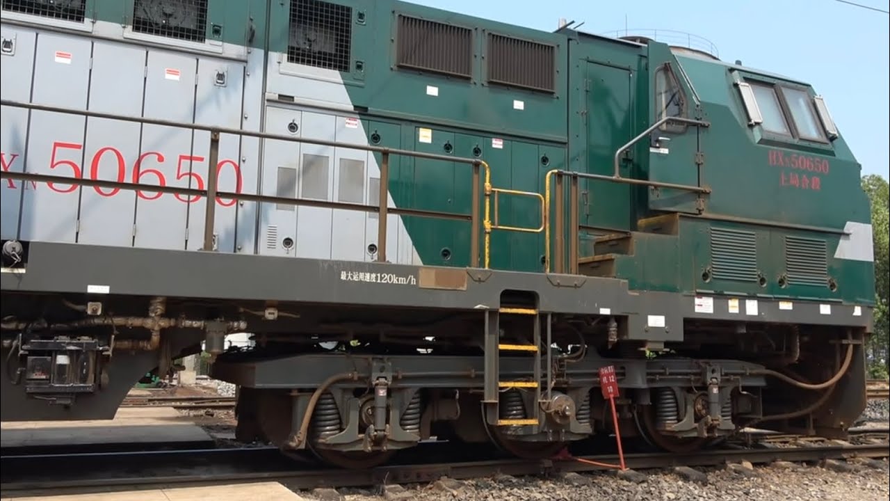 【China Railway】HXN5 0650(GE ES59ACi)Diesel locomotive GEVO 16 engine start!上局合段 和谐HXN5 0650启机