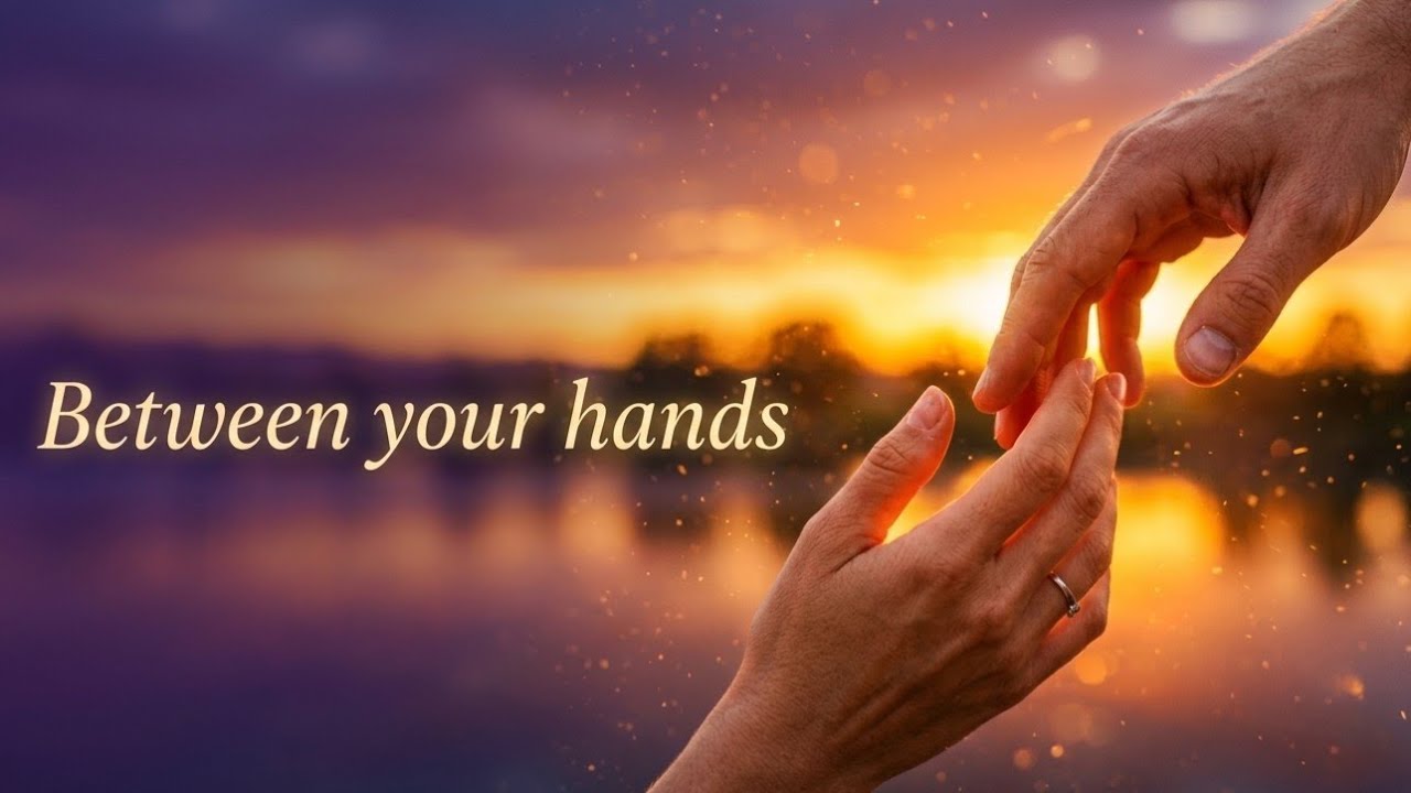 Between your hands 