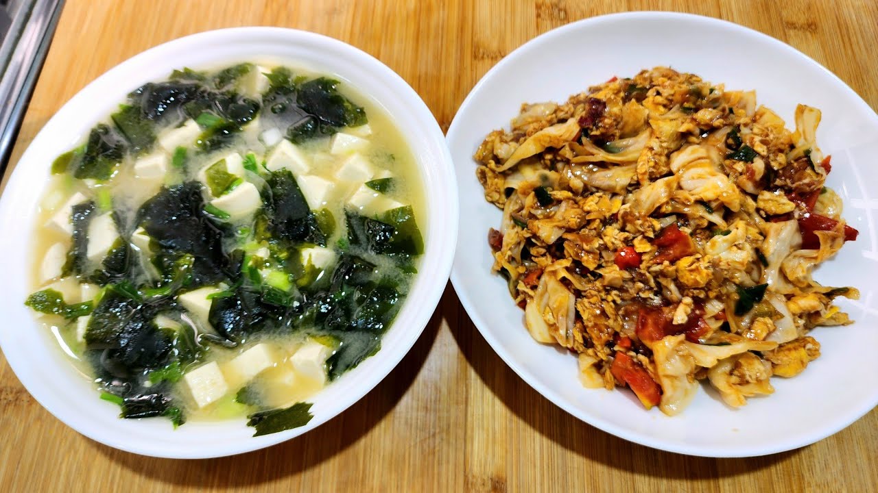 Masak Miso Soup Resto Jepang dan Tumis Kol Telur #live