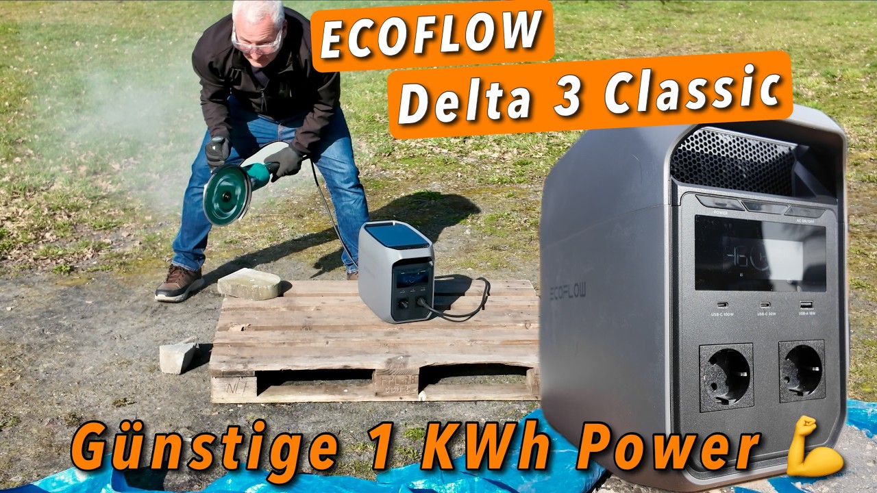 EcoFlow Delta 3 Classic – Die neue günstige Powerstation im Praxis-Test!