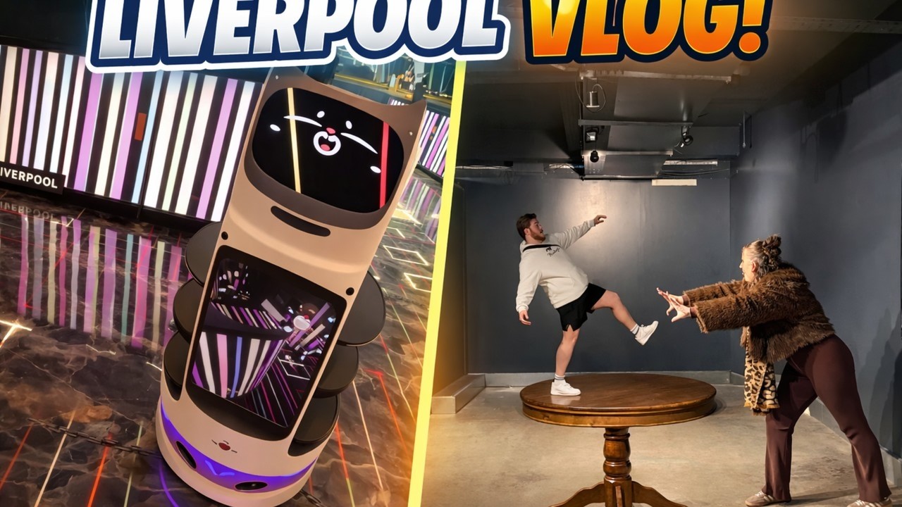 Illusions & a dessert spot where a ROBOT serves you