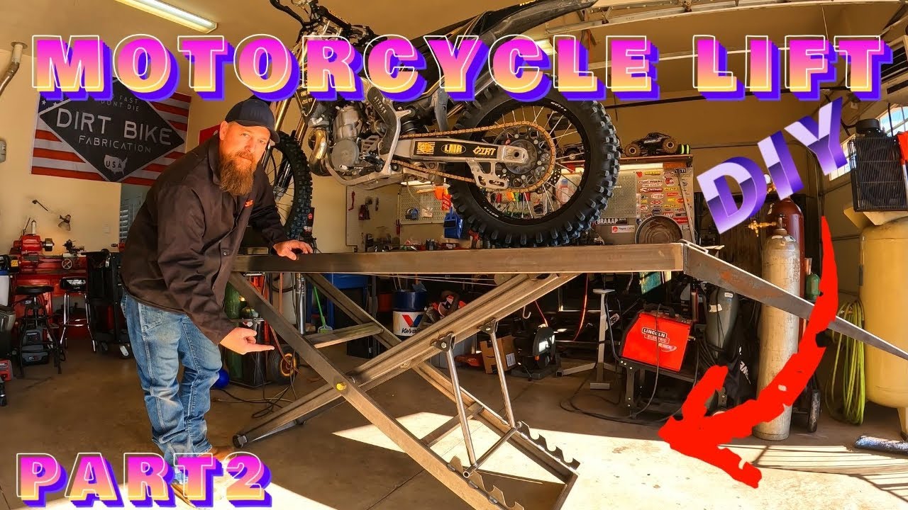 DIY motorcycle lift. part 2