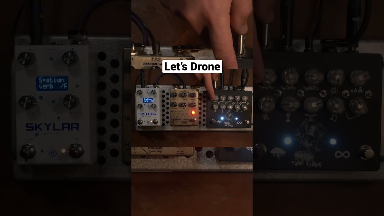 Let&rsquo;s DRONE 😁. #shorts #drone #ambient #reverb #delay #synth #guitar