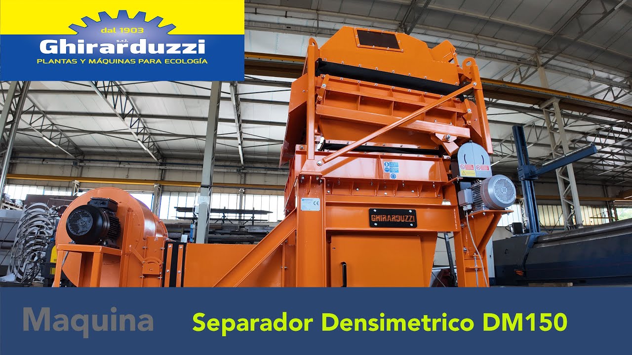 Separador densimétrico para compost DM 150- GHIRARDUZZI SRL