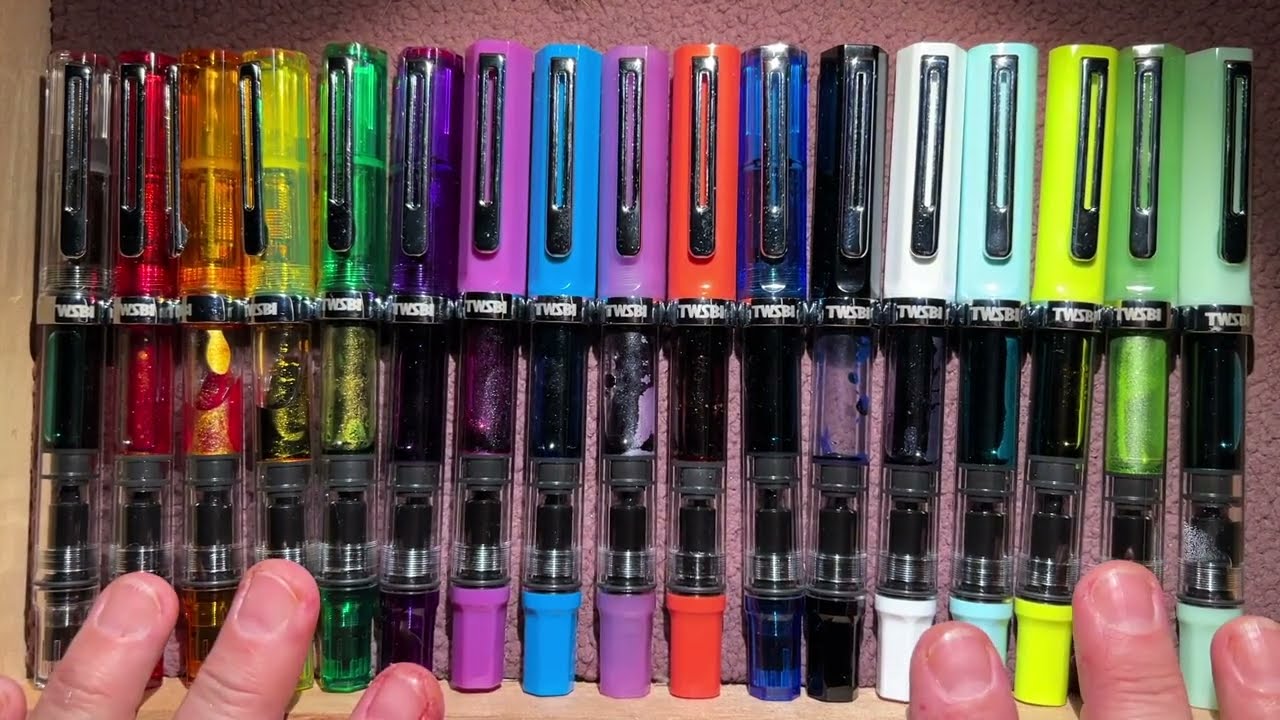 Currently inked Part 3 - the TWSBI Eco collection
