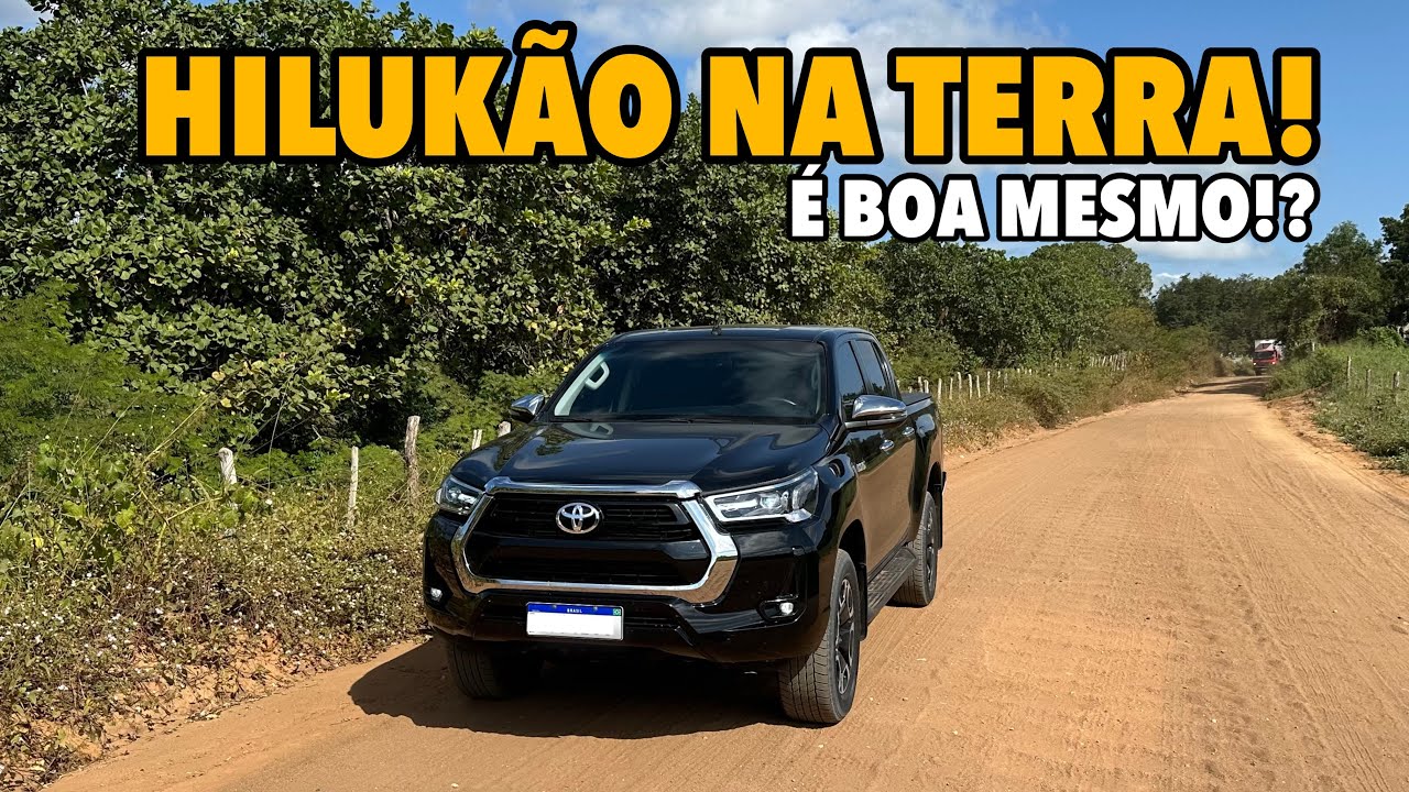 JOGUEI A HILUX 204CV NO ESTRADÃO DE TERRA! VAI BEM?