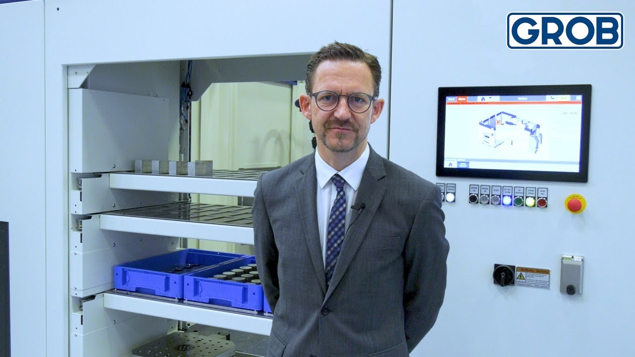 GROB Product Stories &ndash; GROB-Roboterzelle - GRC-R240 │ GROB robot cell - GRC-R240