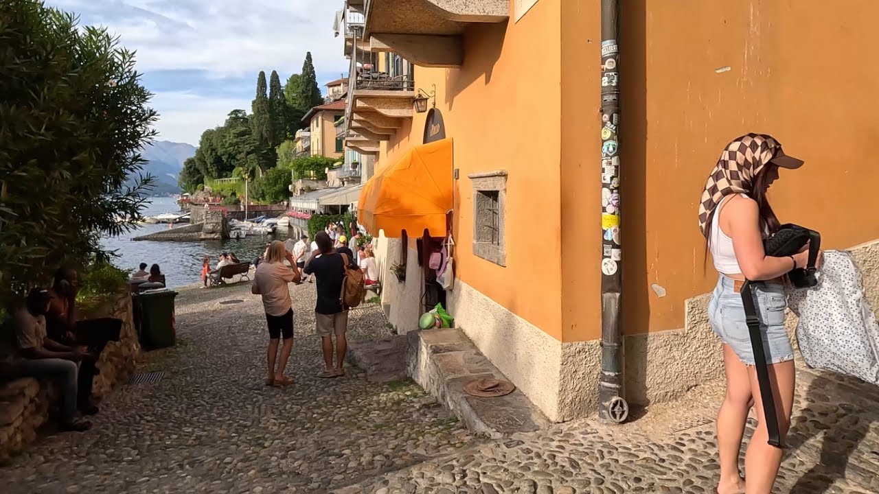 DO YOU AGREE? 😍 MOST BEAUTIFUL CITY AROUND LAKE COMO IS VARENNA 🌊🏘️ | #VARENNA #LAKECOMO #ITALY