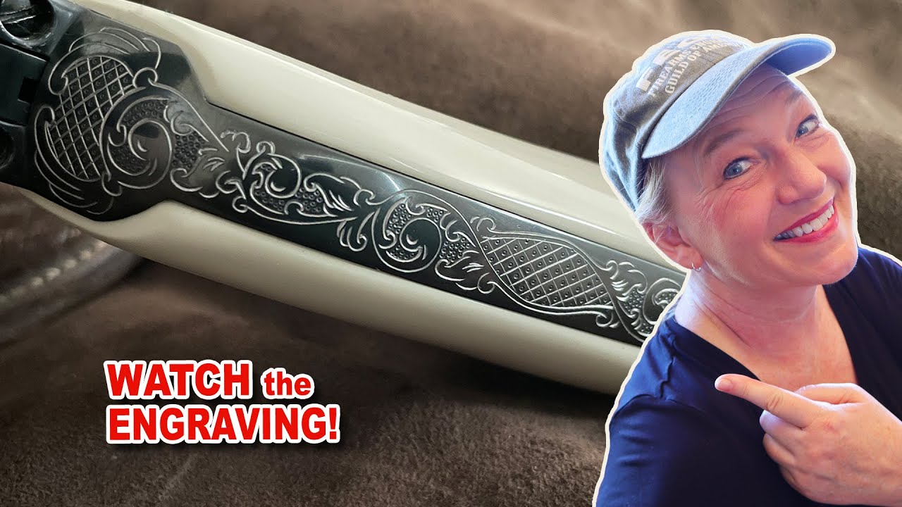 PT 3 _ Colt 3rd Generation Back Strap | Watch Custom Engraving | Beautiful Metal Design Scroll