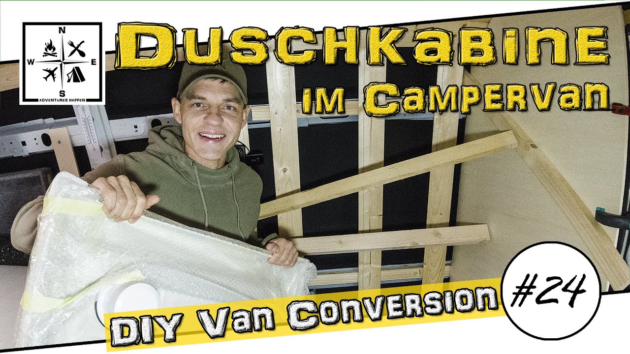 Dusche im Campervan einbauen Teil 01 | DIY Campervan Dusche | DIY Van Conversion 24 Renault Master