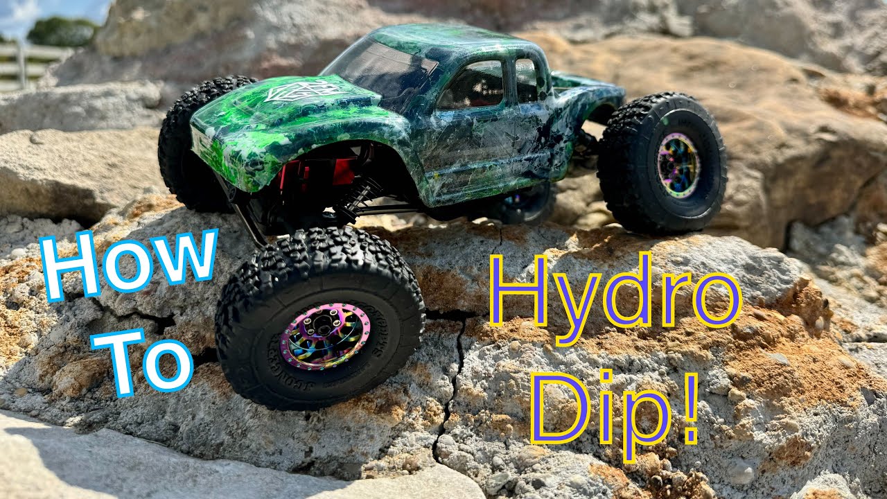 How to Hydro Dip an RC body? Our first attempt! Thirsty Thursday Channel Spotlight @outspokenRC