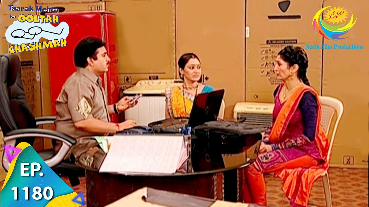 Taarak Mehta Ka Ooltah Chashmah - Episode 1180 - Full Episode