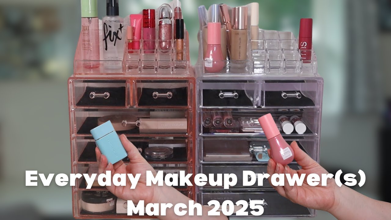 Everyday Makeup Drawer(s) – March 2025 – Declutter + Shop My Stash