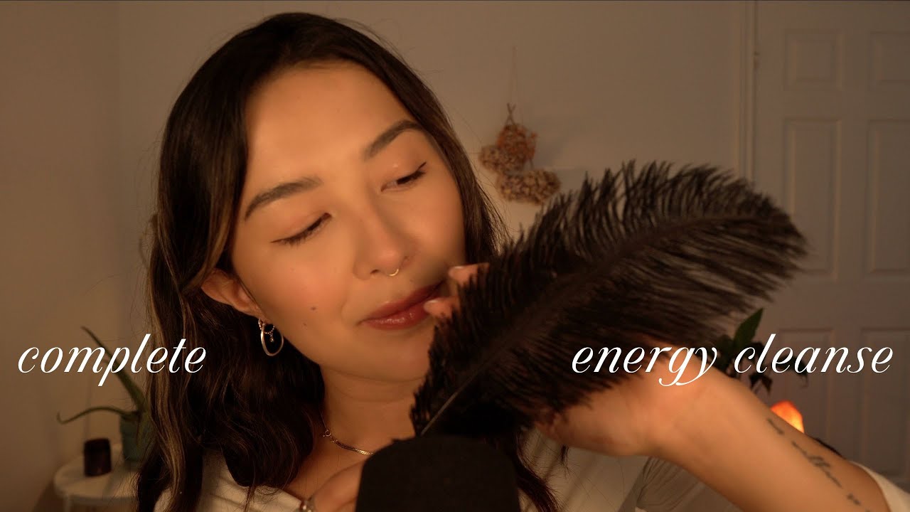 asmr reiki ✨ giving you a hypnotic energy cleanse (plucking, crystals, sleep countdown)