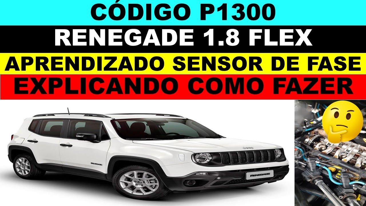 C&oacute;digo P1300 Jeep Renegade como resolver, aprendizado do sensor da roda f&ocirc;nica, como fazer?