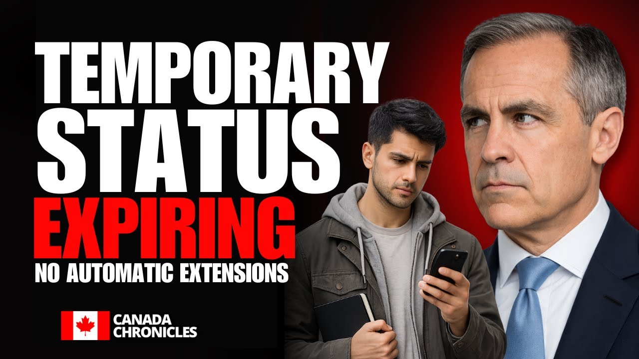 Le Canada laisse expirer le statut temporaire en 2026 | Explications concernant l'absence de prol...