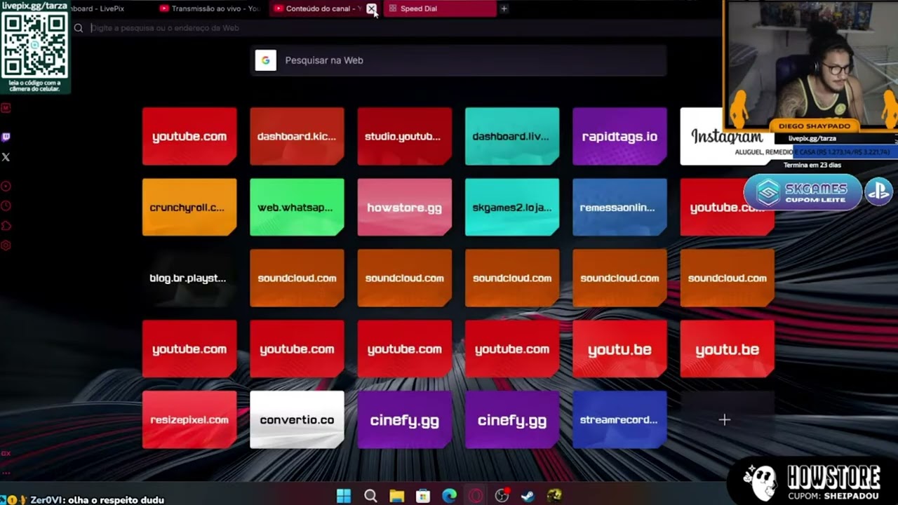 sheipado bane racista em live?!!