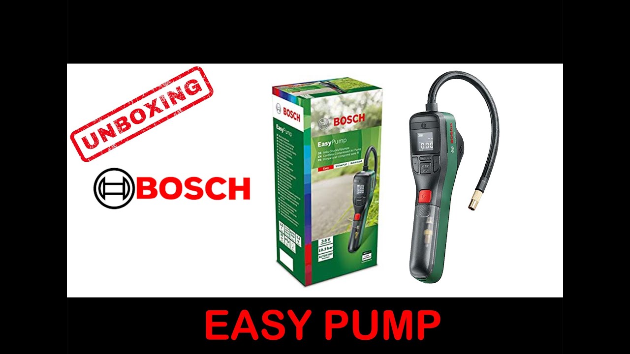 Bosch Easy Pump - Unboxing and quick review.