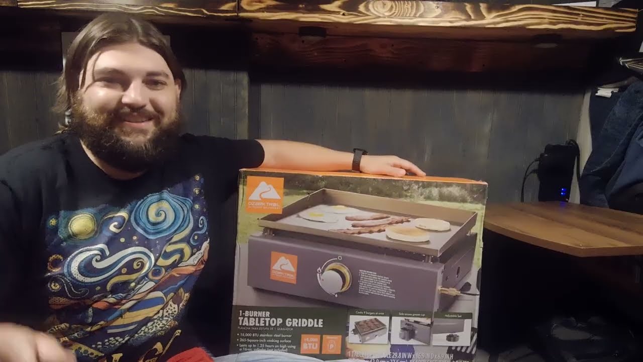Я купил настольную пропановую сковороду Ozark Trail 1 Burner!
