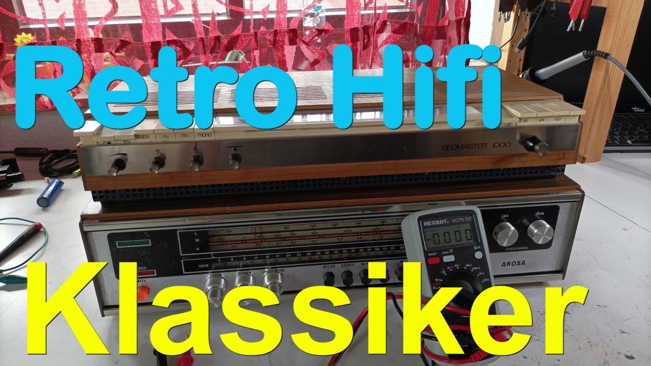 B & O Beomaster 1000 Receiver Bruns Arosa überprüfen und reaparieren