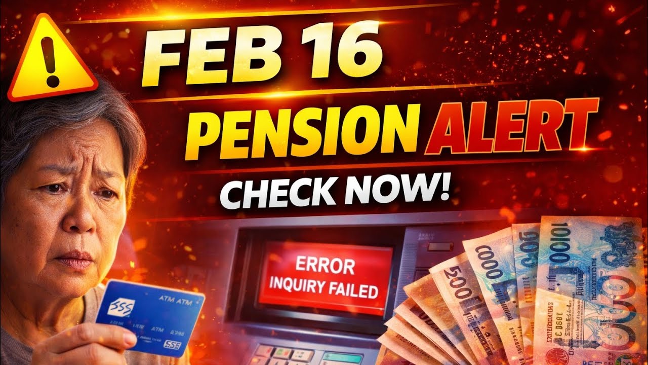 PHILIPPINE PENSIONERS ALERT! ⚠️ SSS FEB 16 PAYMENT UPDATE — DO THIS OR YOUR PENSION MAY STOP!